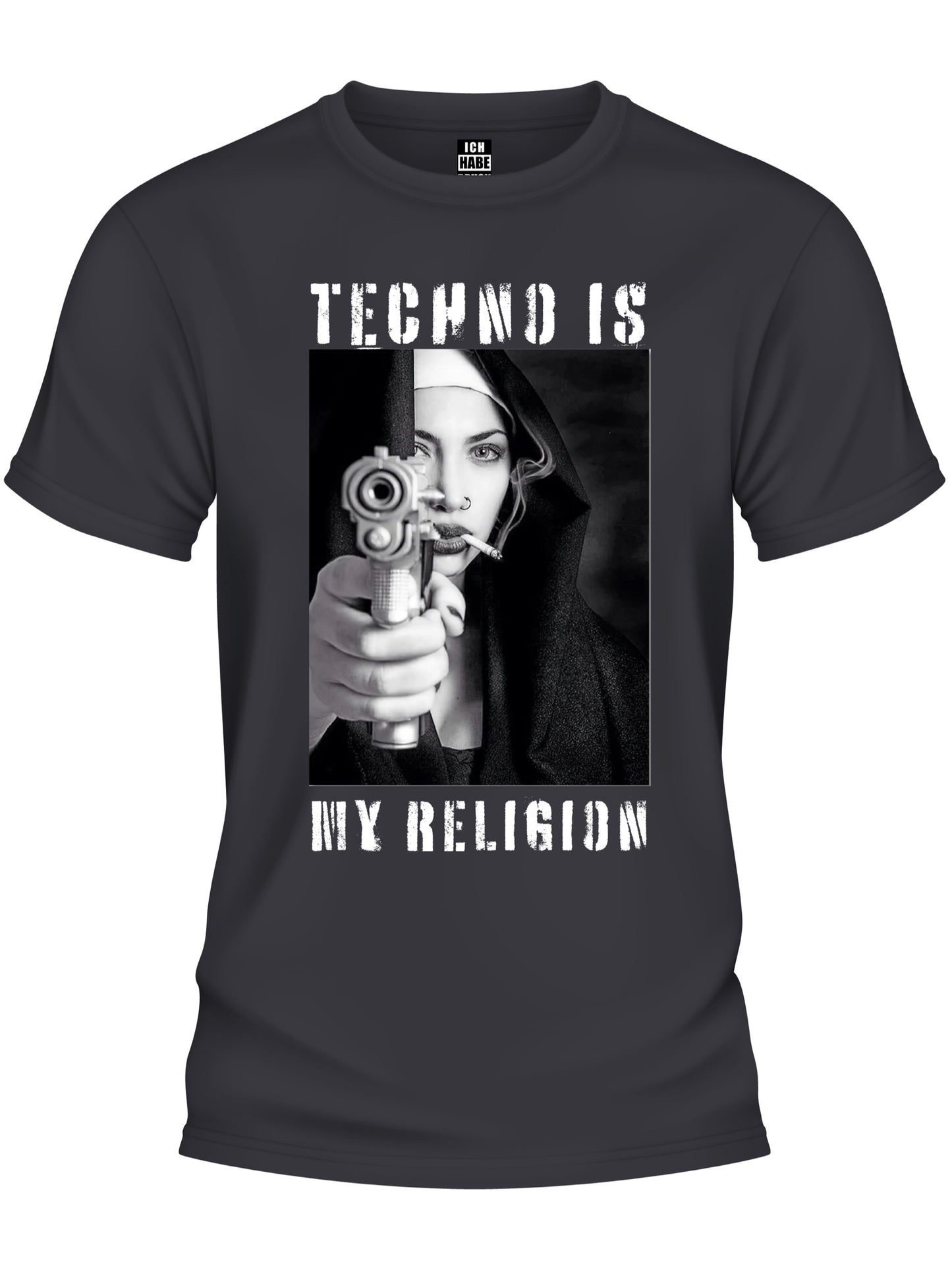 Design T-Shirt - TECHNO IS MY RELIGION
