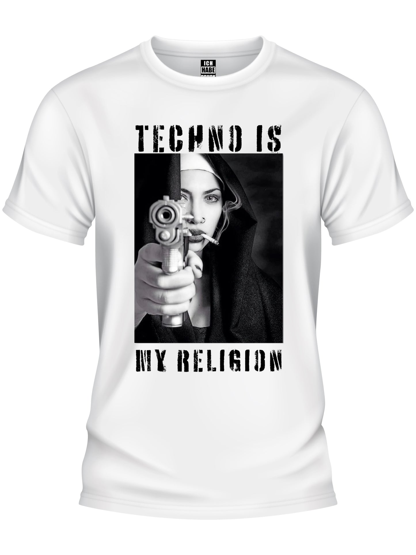 Design T-Shirt - TECHNO IS MY RELIGION