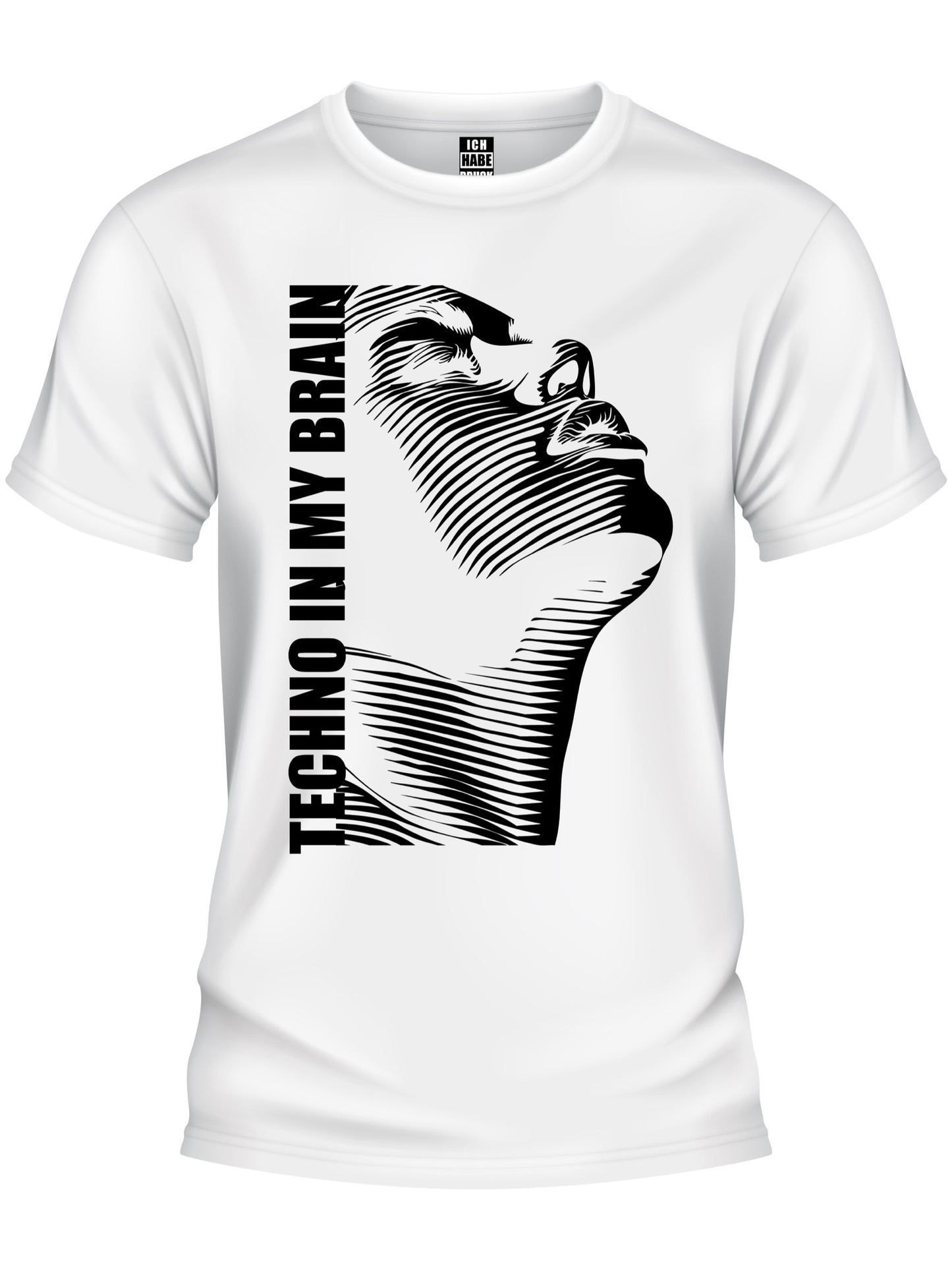 Design T-Shirt - TECHNO IN MY BRAIN