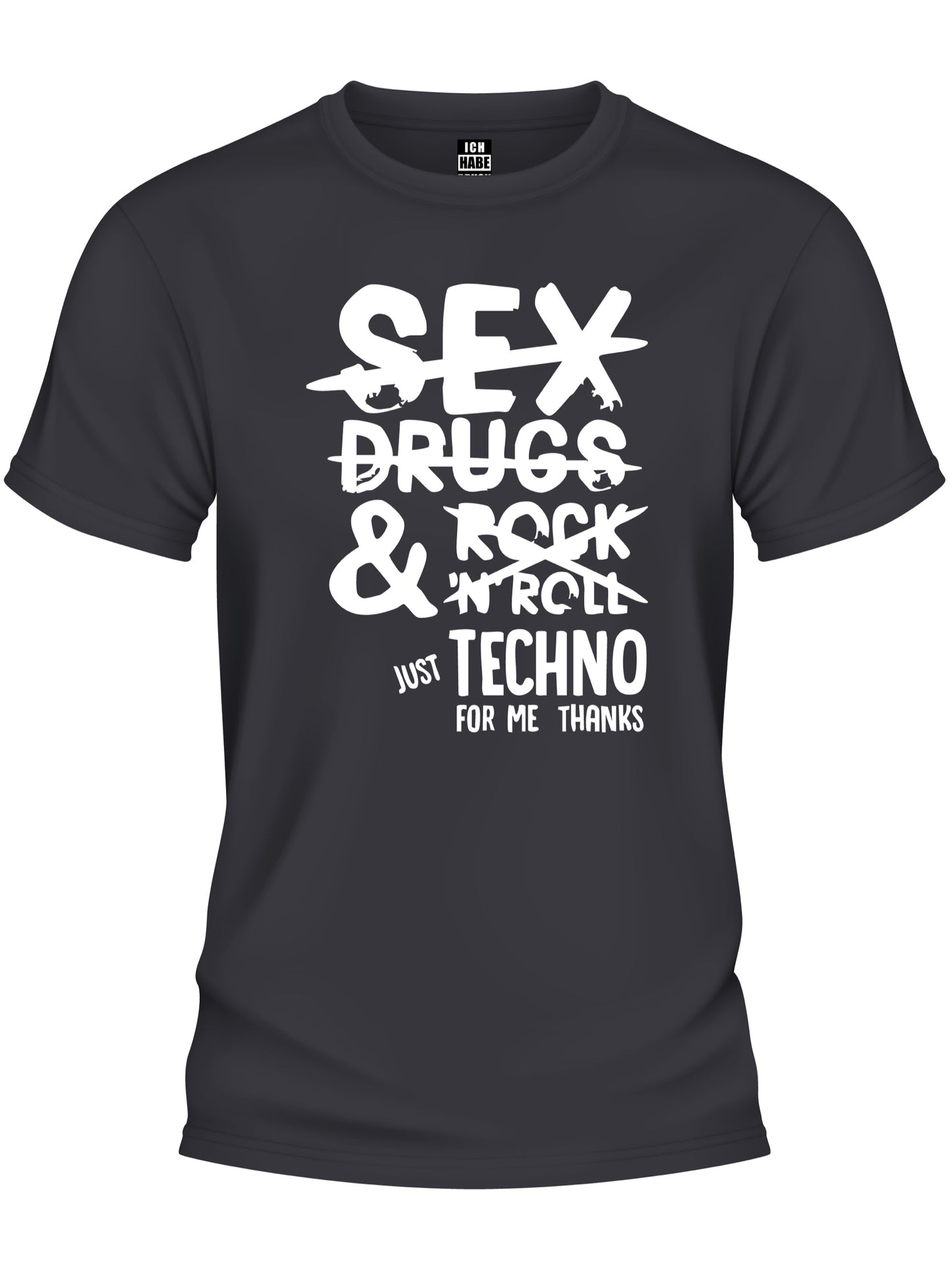 Design T-Shirt - JUST TECHNO FOR ME