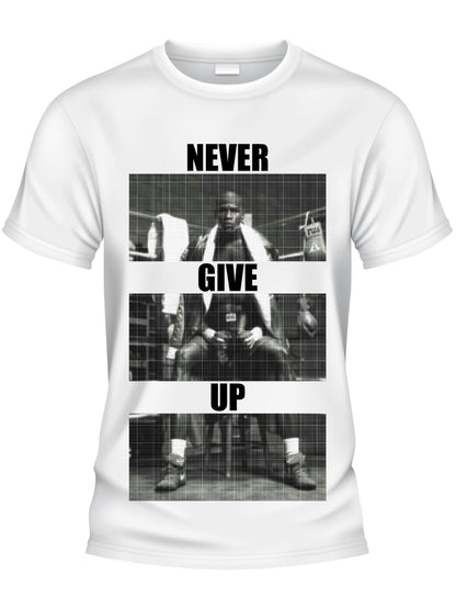 Design T-Shirt - NEVER GIVE UP