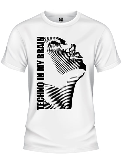 Design T-Shirt - TECHNO IN MY BRAIN