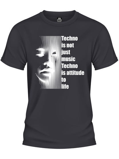Design T-Shirt - TECHNO IS NOT JUST MUSIC