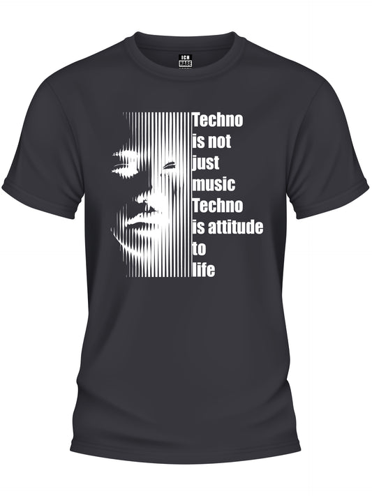 Design T-Shirt - TECHNO IS NOT JUST MUSIC